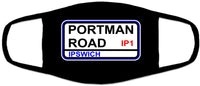 Portman Road Ipswich Town Stree Sign Face Mask Covering
