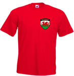 Wales Welsh Red Football Team T-Shirt - Sizes Small to 5XL