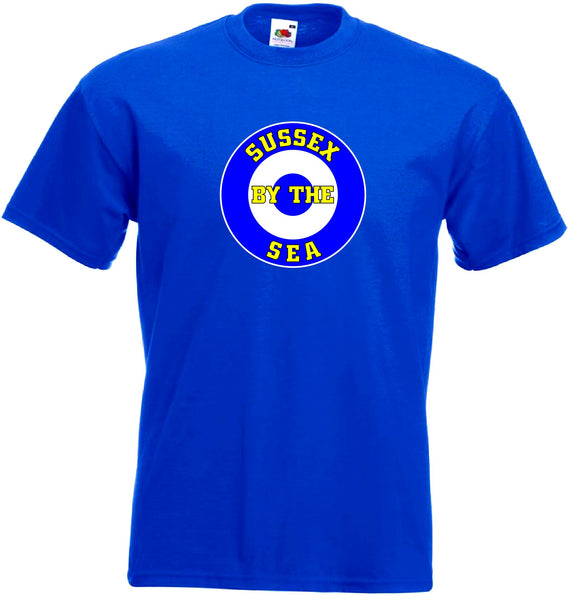 Brighton Sussex By The Sea Mod Roundel Football Club T-Shirt