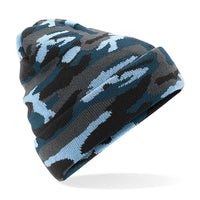 Twilight Camo Cuffed Beanie Hat