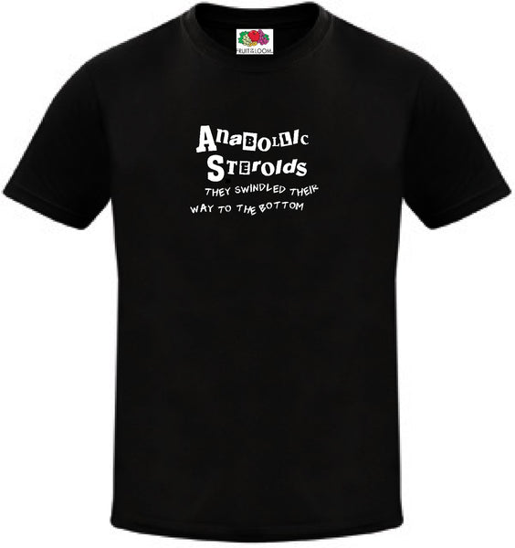 Punk band 'Anabollic Steroids' Swindled T-shirt - Sizes Small to 5XL
