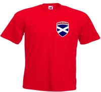 Youth Aberdeen Football Team Scottish Flag T-Shirt