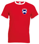 Aberdeen Retro Football Team Scottish Flag T-Shirt