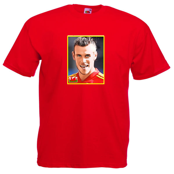 Wales Welsh Gareth Bale Football Soccer Team T-Shirt - Sizes Small to 5XL