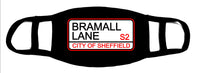 Bramall Lane Sheffield United Ground Sign Face Mask Covering