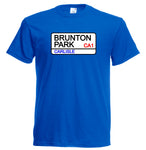 Carlisle United FC Brunton Park Street Sign Football Club T-Shirt - Sizes Small to 5XL