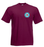 Forever Blowing Bubbles West Ham Mod Roundel Breast Logo T-Shirt - Small To 5XL