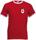 Canada Canadian Retro Football Ice Hockey National Team T-Shirt