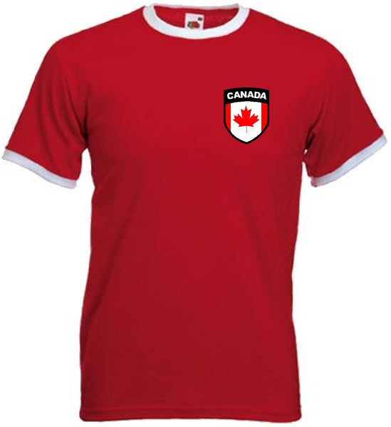 Canada Canadian Retro Football Ice Hockey National Team T-Shirt