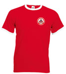 Retro Style Red Crawley FC Football Club T-Shirt - Sizes Small to 3XL