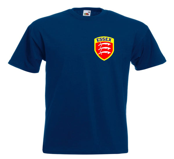 Essex County Cricket Style T-shirt  - Sizes 3/4 to 12/13