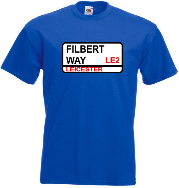 Kids Youth Leicester City FC Filbert Way Street Sign Football Club T-Shirt