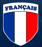 French France Francais Supporters Football / Soccer / Rugby Team T-Shirt