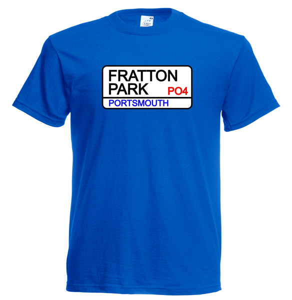 Kids Portsmouth FC Fratton Park Street Sign Football Club Soccer T-Shirt
