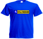 Kids Gillingham FC No Plate Retro Football Club T-shirt
