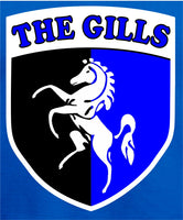 Gillingham FC Shield Crest The Gills Football Club T-Shirt- Sizes Small to 5XL