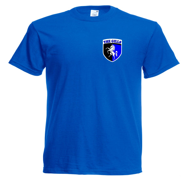 Gillingham FC Shield Crest The Gills Football Club T-Shirt- Sizes Small to 5XL