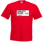 Kids Crewe Alexandra Gresty Road Street Sign FC Football Club T-Shirt