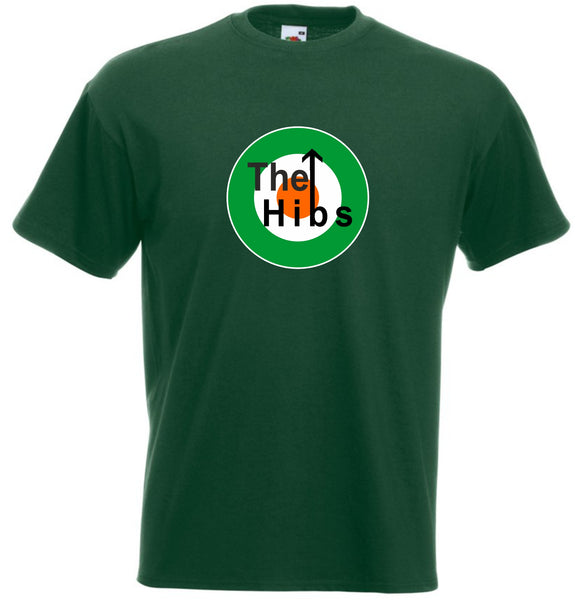 Hibernian FC MOD Target Hibs Football T-Shirt Sizes Small to 4XL