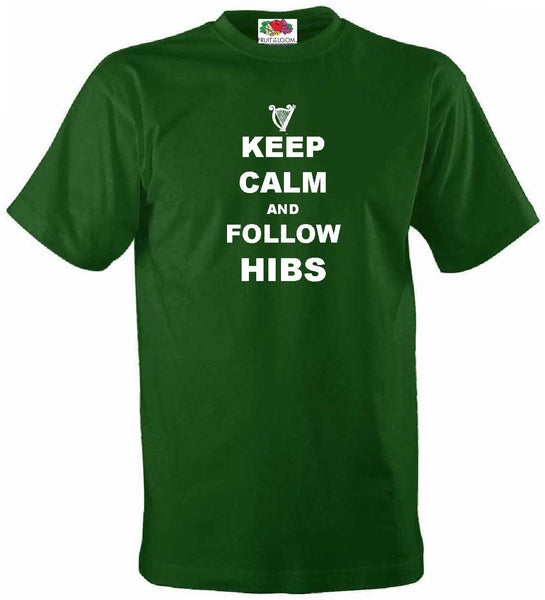 Kids Hibernian FC Keep Calm And Follow Hibs Football Club FC Soccer T-Shirt
