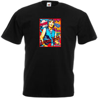 Joan Jett Pop Art Adult T-Shirt - Sizes Small to 5XL