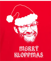 A Merry Kloppmas Christmas Jurgen Klopp Football Club T-Shirt - Sizes Small to 5XL