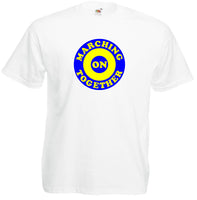 Youth Leeds Marching On Together Song Mod Roundel Football T-Shirt