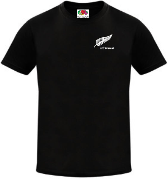 New Zealand Football Soccer Rugby Cricket Style T-shirt  - Small to 5XL