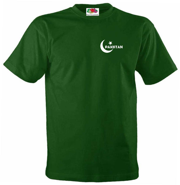 Kids Pakistan National Team Cricket Style Flag Supporters Jersey T-shirt