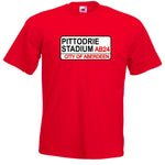 Aberdeen FC Pittodrie Street Sign FC Football Club T-Shirt - Sizes Small to 5XL