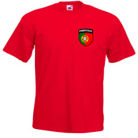 Portugal National Football Team Leisure Soccer T-Shirt T-Shirt - Sizes Small to 5XL