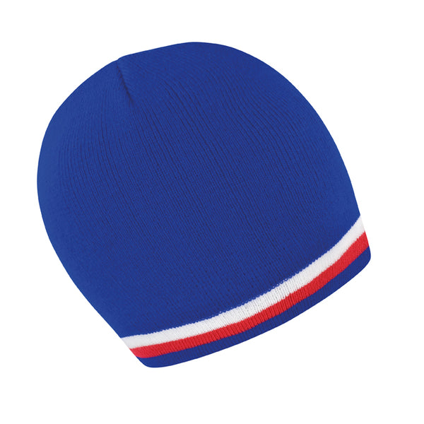France Red / White / Blue National Football Team Beanie Hat