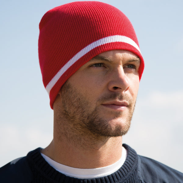 Wales Welsh Red / White National Football Team Beanie Hat