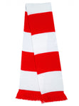 Red & White Traditional Retro Football Bar Scarf