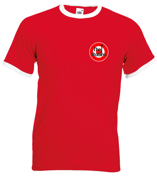 Bristol City FC Retro Style Robins Mod Roundel Football Club Soccer T-Shirt