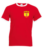 Spain Spanish Espana Retro Shield Football Team National T-Shirt - All Sizes Available
