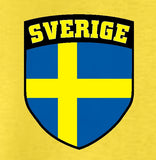 Sweden Swedish Swede Sverige Yellow Football Soccer T-Shirt - Small to 3XL