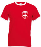 Switzerland Schweiz Swiss Suisse Svizzera Football Team T-Shirt - All Sizes Available