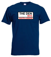 The Den South London Street Sign Home Of Millwall T-Shirt - Sizes Small to 5XL