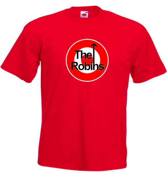 Bristol City The Robins Mod Roundel Football Club T-Shirt