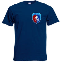 Navy Kent Cricket T-Shirt - Sizes Small to 5XL