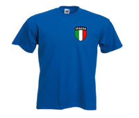 Kids Italy Italia Italian Football Soccer Team T-Shirt - Sizes 3/4 to 12/13