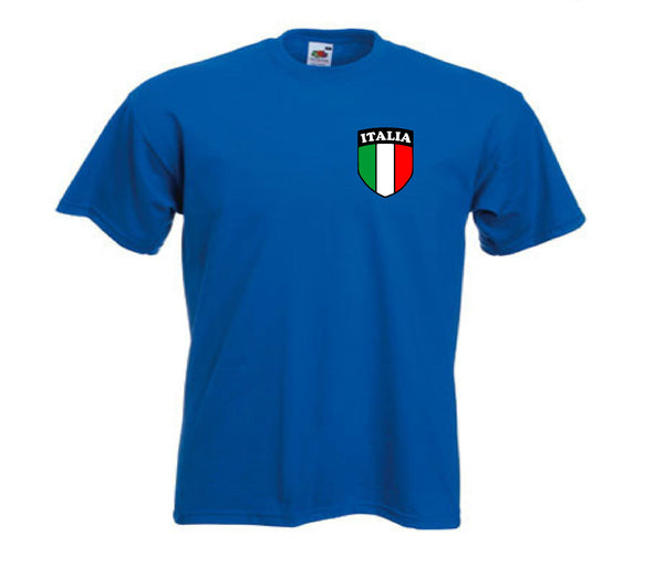 Kids Italy Italia Italian Football Soccer Team T-Shirt - Sizes 3/4 to 12/13
