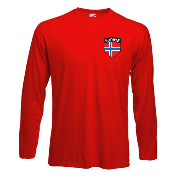 Norway Norwegian Football Long Sleeve T-Shirt - Sizes Small to 3XL