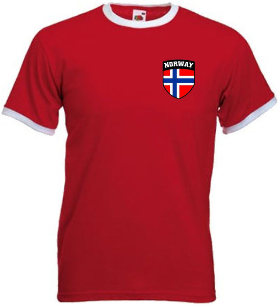 Norway Norwegian Retro Style Football Soccer Supporters T-Shirt