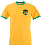 South Africa Retro Style Football Soccer Cricket Supporters T-Shirt