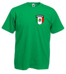 Kids Mexico Mexican Flag Soccer Football T-Shirt - Sizes 3/4 to 12/13