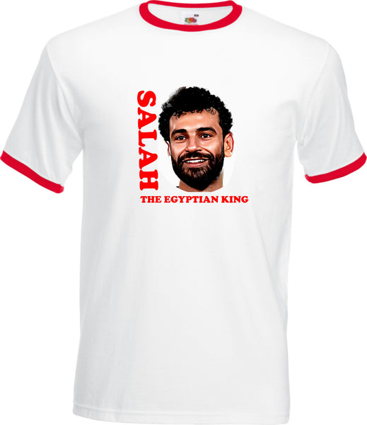 Mo Salah The Egyptian King Retro Style T-Shirt - All Sizes